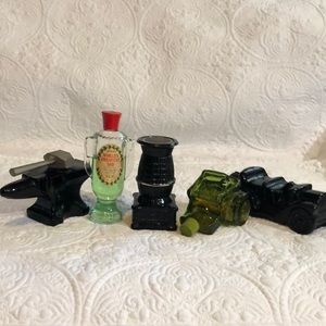 Avon collectible after shave collection, 5 bottles‎